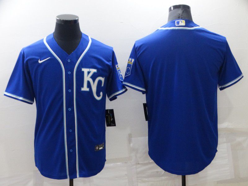 Men Kansas City Royals Blank Blue Game City Edition 2022 Nike MLB Jerseys->youth mlb jersey->Youth Jersey